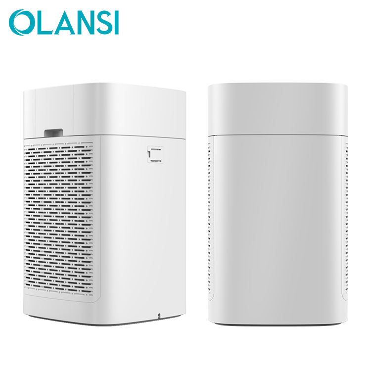 Olansi K15 إزالة رائحة كريهة الأيونات السالبة المنعشة الهواء المؤين الأداء تنقية الهواء المنزلية مع موافقة CE بنفايات
